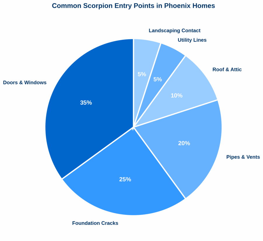 Common Scorpion Entry Points in Phoenix Az Homes